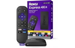 Roku Express 4K&plus; &vert; Roku Streaming Device 4K&sol;HDR&comma; Roku Voice Remote&comma; Free & Live TV