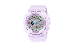 G-Shock Casio BA110XPM-6A Lavender Analog-Digital Watch