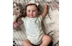 MoHern Realistic Reborn Baby Dolls&comma; 20 Inches Lifelike Newborn Baby Doll Girl&comma; Full Vinyl Body Poseable Real Baby Dolls with Accessories&comma; Gift Set for Kids Age 3&plus;