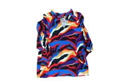 Boho Chic Nothing At All Top In Mountain Stripes