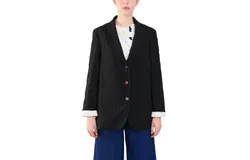 Alysi Textured Jacket In Black