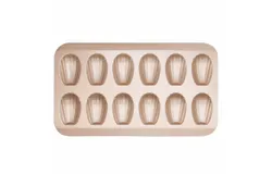 12-Cup Carbon Steel Nonstick Madeleine Tray &lpar;Gold&rpar;