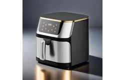 Air fryer household air fryer 7L 10L large capacity multi-functional French fries electromechanical fryer-10L stainless steel invisible fryer