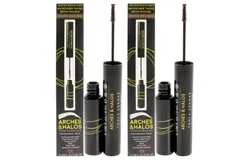 Microfiber Tinted Brow Mousse - Warm Brown by Arches and Halos for Women - 0&period;106 oz Mousse - Pack of 2