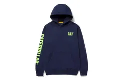 Caterpillar Women&apos;s Trademark Banner Pullover Hoodie Sweater In Eclipse&sol;marine