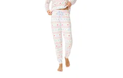 Pj Salvage Après All Day Jammie Pant In Snowflake