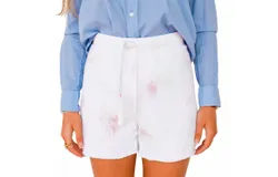 Frank & Eileen Pearl Easy Shorts In Paint Splatter