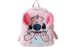 Kawaii Plush Toddler Backpack for Girl Cute Mini  Kindergarten Real Littles Backpack for Boy Preschool Kid Backpack Gift，Pink