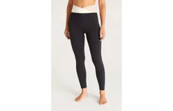 Z Supply Color Block Leggings In Black&sol;white