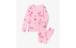 Books To Bed Girl&apos;s Flora And The Flamingo Pajamas In Pink