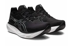 Asics Men’S Gel-Nimbus 25 Running Shoes In Black&sol;pure Silver