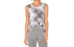 Onzie Twist Back Tank Top In Tropic Night