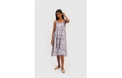 Mist Strappy Midi Dress