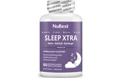 Sleep Xtra&comma; Natural Non-Habit Forming Sleep Aid for Ages 10&plus;&comma; 60 Vegan Capsules