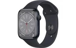Apple Watch Series 8 45mm &lpar;GPS Only&rpar; Midnight w&sol; ML Midnight Sport Band - Good Refurbished