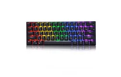 Wired Mechanical Gaming Keyboard&comma; Anti-Ghosting 61 Keys Keyboard