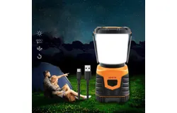Emergency multifunctional super bright tent rechargeable camping light strong led outdoor camp lighting camping light-Type-c Charging 1000 lumens Orange charging model &lpar;without battery&rpar;
