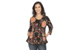 Women&apos;s Vibrant Boho Swing Top