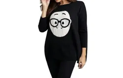 Angel Geek Chic Emoji Pullover In Black