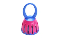 Muslady 5 Inch Cage Bell Mini Handheld Bell Early Educational Musical Percussion Instrument