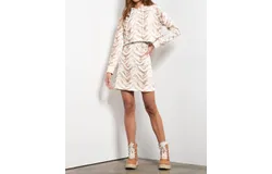 Tart Collections Loretta Dress In Watercolor Zebra