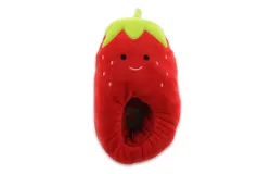 Strawberry Plush Slippers