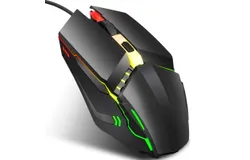 S200 new wired mouse colorful luminous gaming mouse 4D ergonomic design