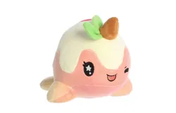 Aurora Tasty Peach 7" Peach Nomwhal Stuffed Animal