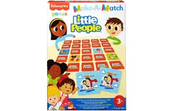 Make-A-Match Card Game with Little People Theme&comma; Multi-Level Rummy Style Play&comma; 56 Cards