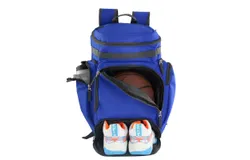 Goloni Basketball Backpack&comma;Basketball Bag with Ball Compartment & Shoe Compartment&comma;Baseball Bag for Basketball&comma; Soccer&comma;Blue