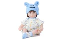 Lifelike Reborn Baby Dolls-16 Inch Realistic Newborn Girl Baby Doll with Doll Clothes & Accessories Best Birthday Set for Girls Age 3&plus;