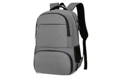 Lunch Backpack&comma; Insulated Cooler Backpack Lunch Box for Men Women&comma; 15&period;6 Inches Laptop Backpack with USB Port&comma; Water Resistant Leak-proof Lunch Bag for Work School Picnics Hiking