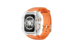 Watch band，for Apple Watch 7&sol;8&sol;9&sol;SE transparent case&comma; strap Apple Strap
