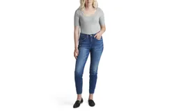 Jag Cecilia Mid Rise Skinny Jean In San Diego Blue