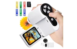 HP20 Microscope for Kids 1000X &lbrack;3-in-1&rsqb; &lbrack;Easy and Fun&rsqb; 2" 1080P Handheld Digital Microscope&comma; Portable Pocket Microscope Miniscope&comma; 10MP USB &comma; PC View&comma; 32GB&comma; white