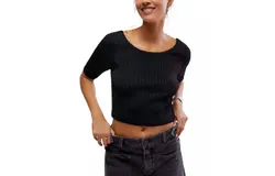 Free People San Lucas Pullover Top In Black