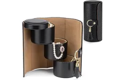 Small Jewelry Case Box&comma; Travel Essential Accessories for Women&comma; Gifts for Travelers Couples Mom Friends