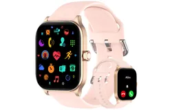 Smart Watch &lpar;Answer&sol;Make Call&rpar;&comma; 1&period;85" Smartwatch for Android Phones and iPhone - Pink