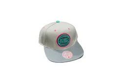 Mitchell & Ness Men&apos;s Nba Wolf Mag Pistons Snapback Cap In Light Grey