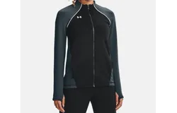Under Armour Layer Up Full Zip Jacket In Black&sol;white