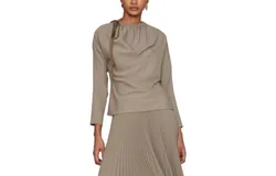 Kallmeyer Protea Blouse In Pewter
