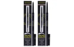 Micro Defining Brow Pencil - Mocha Blonde by Arches and Halos for Women - 0&period;003 oz Eyebrow - Pack of 2
