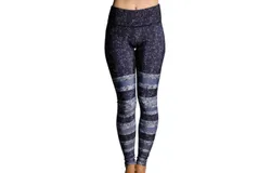 Onzie Graphic Leggings In Onz Textured Stripe