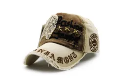 Cotton Men Sun Visor Cap Baseball Adjustable Sport Summer Cap-beige