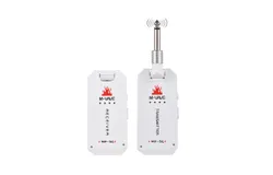 M-VAVE 5&period;8G Wireless Guitar System Rechargeable Guitar Transmitter Receiver Set UHF for Electric Guitar Bass Electric Wind Instruments Plug and Play Real-time Transmission 190 Degree Rotatable Plug