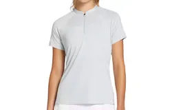 Lady Hagen Sport Short Sleeve Polo T-Shirt In Pure White
