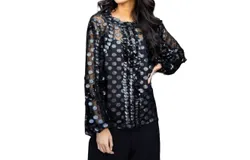 Eva Franco Bennett Blouse In Disco Dot