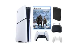 Playstation Slim Disc Bundle With Accessories&comma; and God Of War Game
