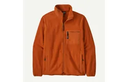 Patagonia Synchilla Full Zip Jacket In Redtail Rust