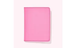 Stoney Clover Lane Textured Passport Case In Bubblegum